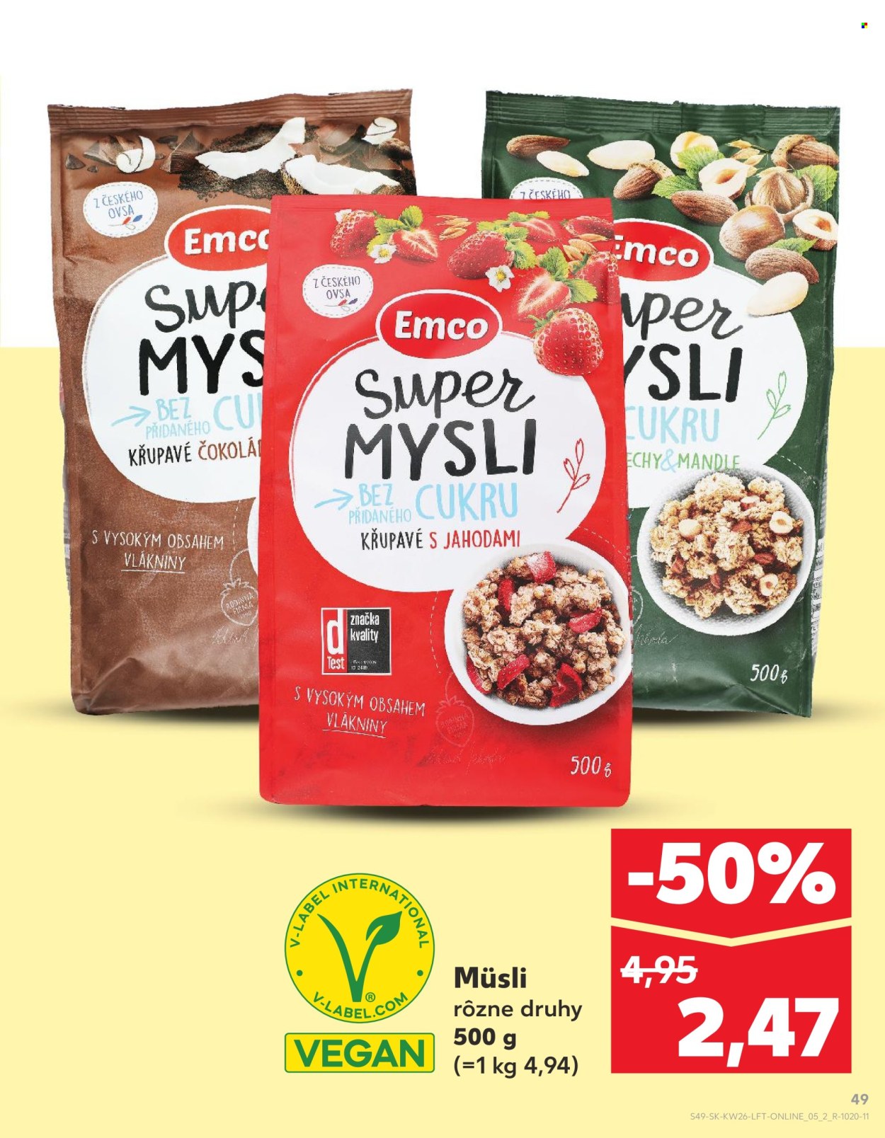 Leták Kaufland - 26.6.2025 - 2.7.2025. Strana 49