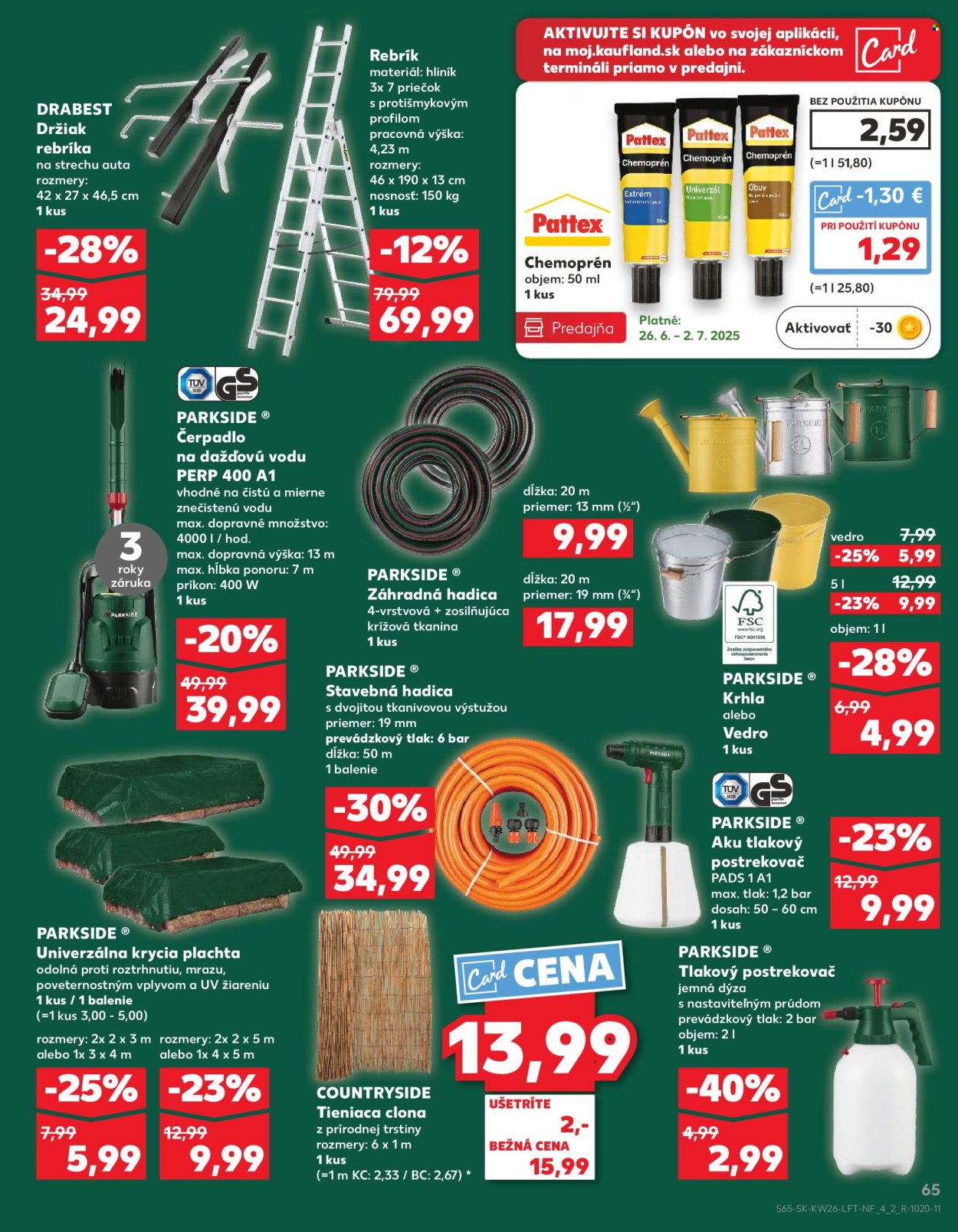 Leták Kaufland - 26.6.2025 - 2.7.2025. Strana 65
