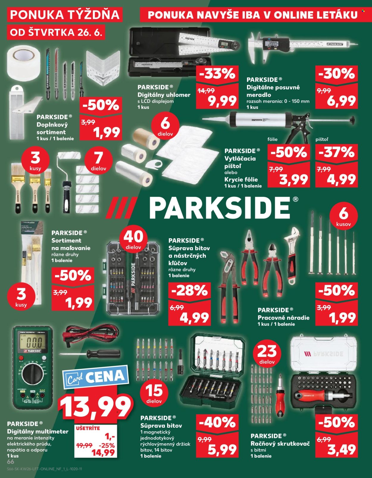 Leták Kaufland - 26.6.2025 - 2.7.2025. Strana 66