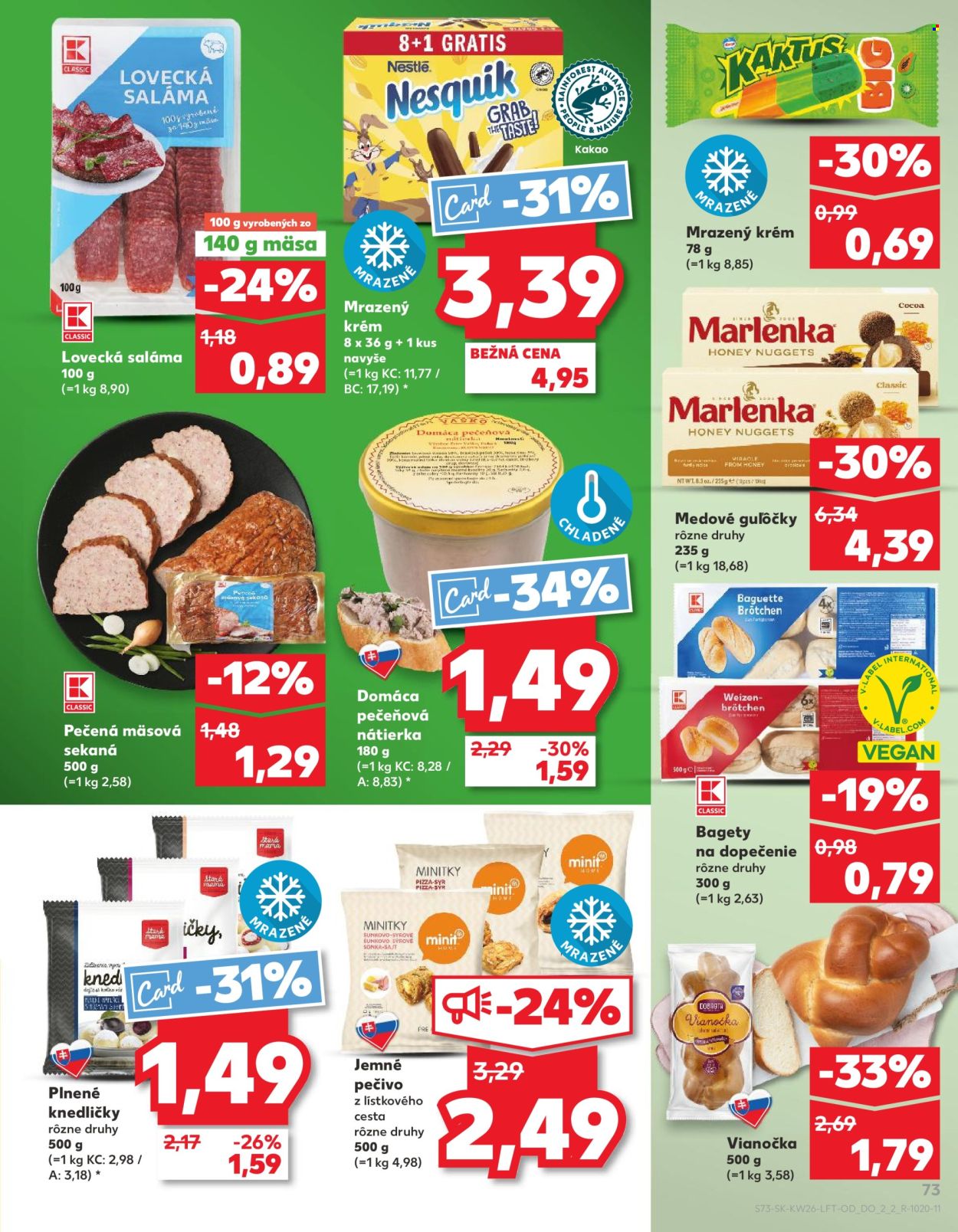 Leták Kaufland - 26.6.2025 - 2.7.2025. Strana 73