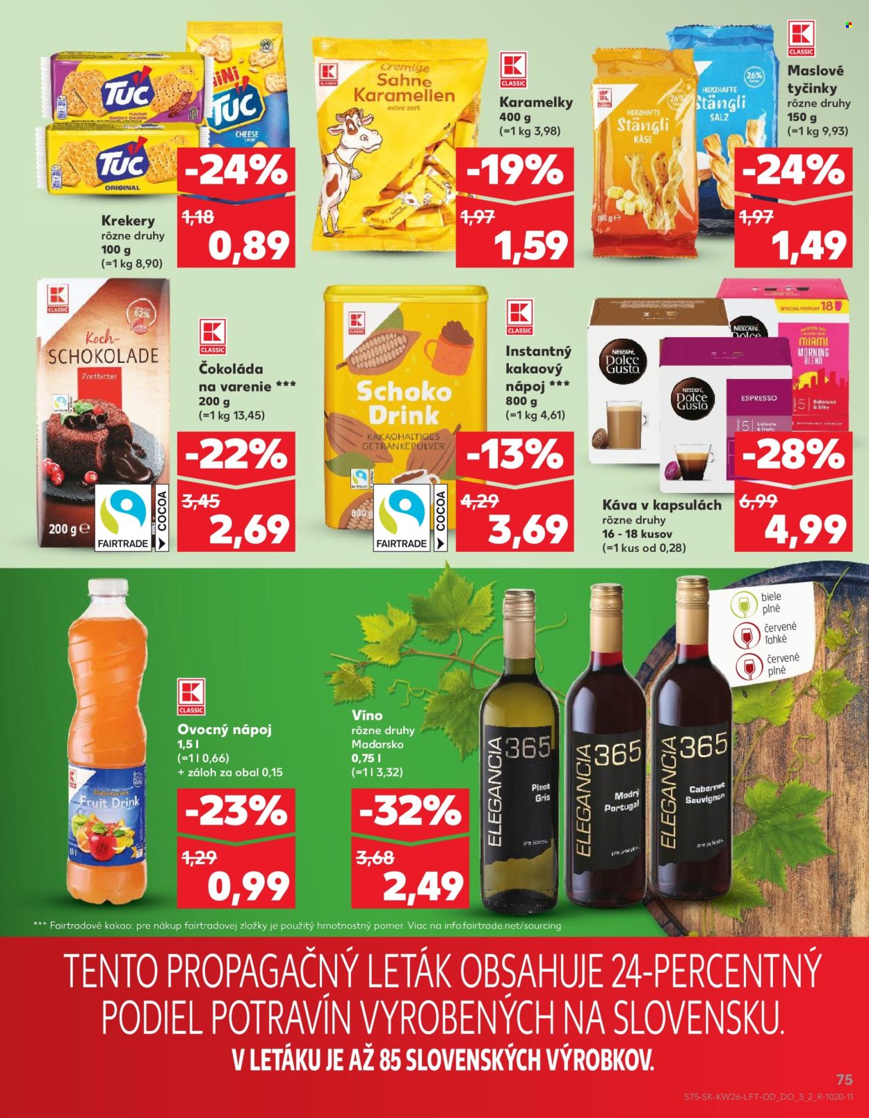 Leták Kaufland - 26.6.2025 - 2.7.2025. Strana 75