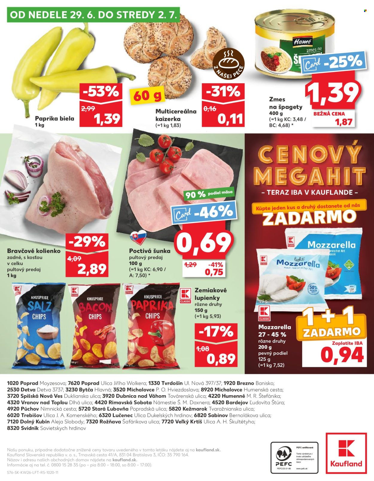 Leták Kaufland - 26.6.2025 - 2.7.2025. Strana 76