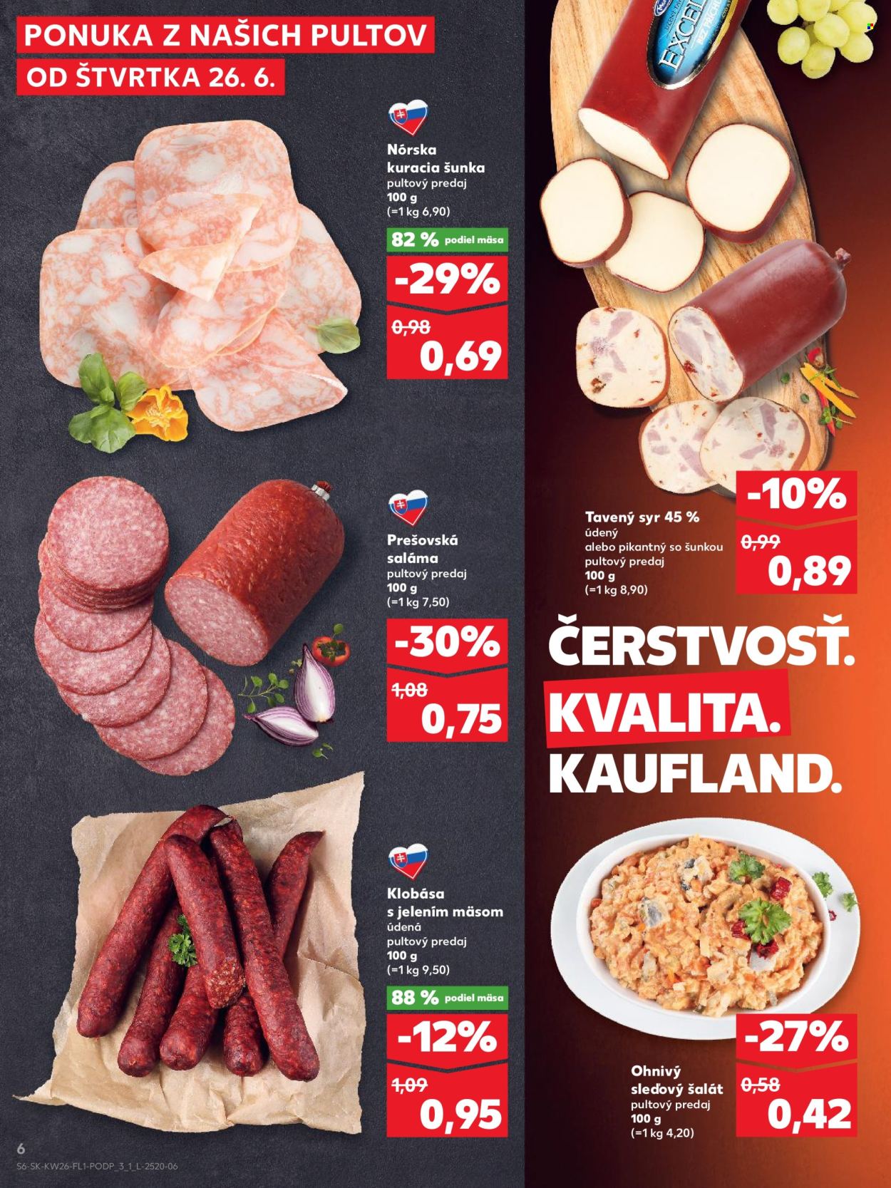 Leták Kaufland - 26.6.2025 - 2.7.2025. Strana 6