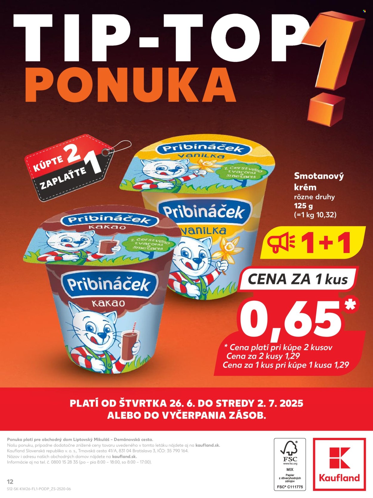 Leták Kaufland - 26.6.2025 - 2.7.2025. Strana 12