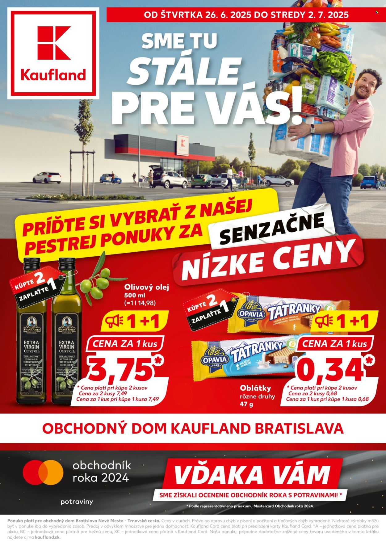 Leták Kaufland - 26.6.2025 - 2.7.2025. Strana 1