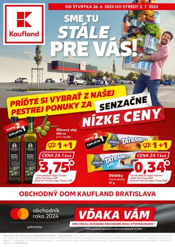 Leták Kaufland - 26.6.2025 - 2.7.2025.