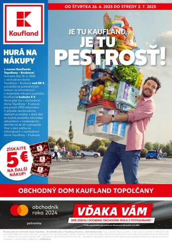 Leták Kaufland - 26.6.2025 - 2.7.2025.