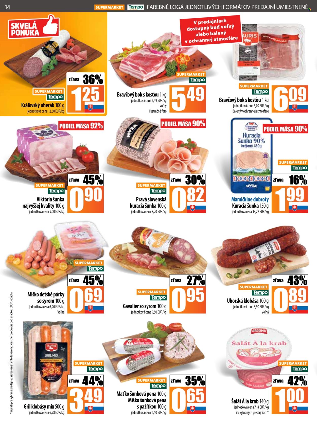 Leták COOP Jednota - 26.6.2025 - 2.7.2025. Strana 14