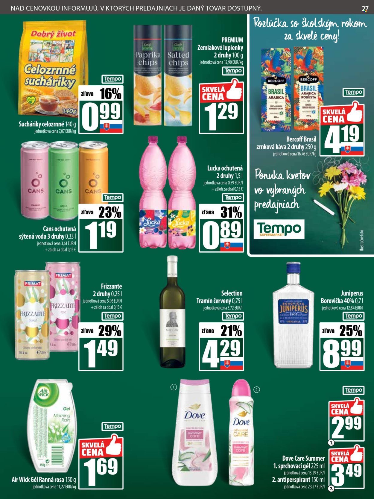 Leták COOP Jednota - 26.6.2025 - 2.7.2025. Strana 27