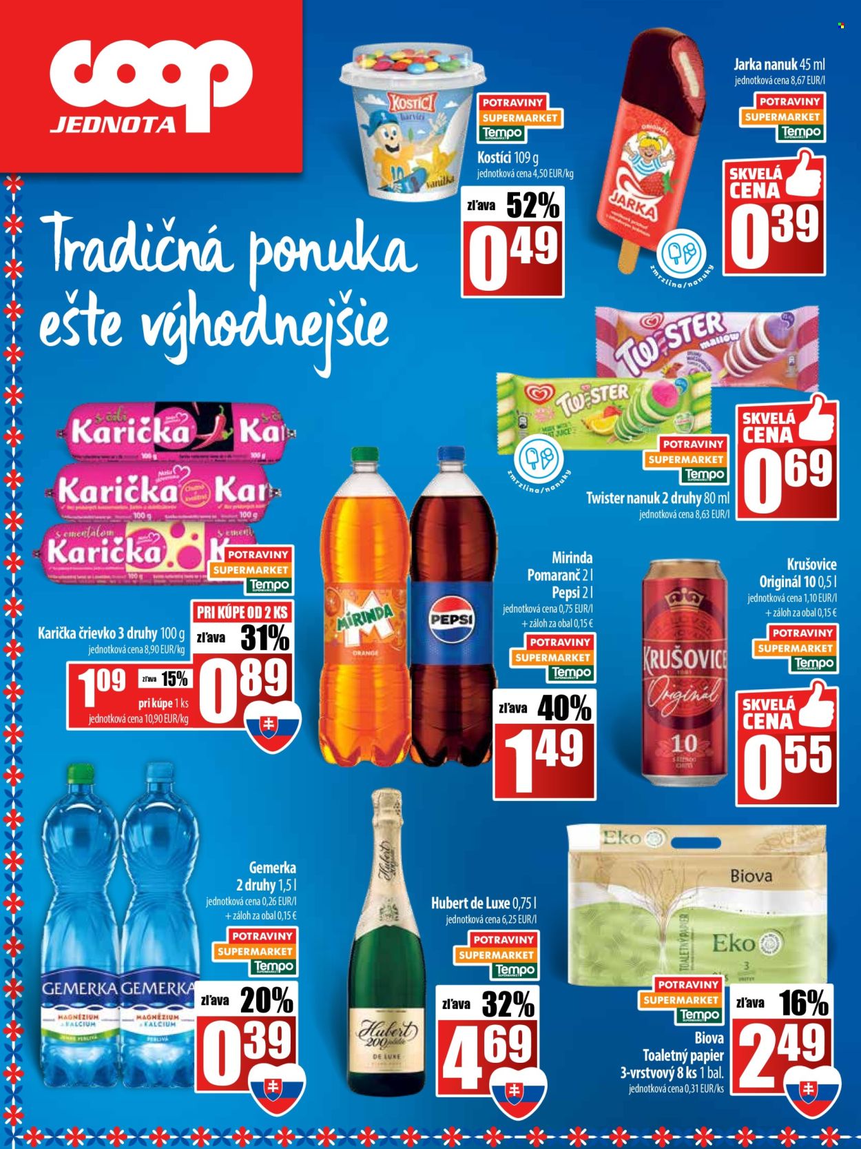 Leták COOP Jednota - 26.6.2025 - 2.7.2025. Strana 28