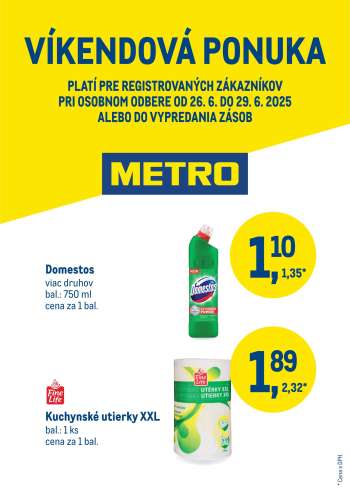 Leták Metro - 26.6.2025 - 29.6.2025.