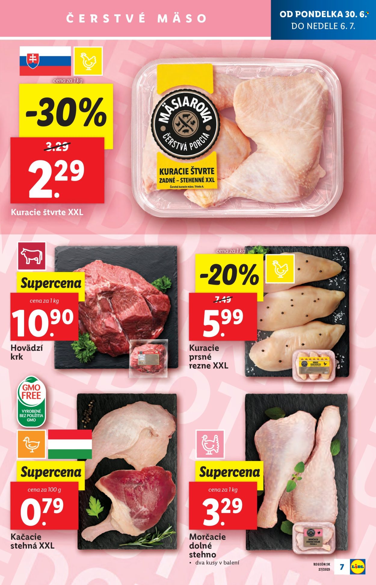 Leták Lidl - 30.6.2025 - 6.7.2025. Strana 7