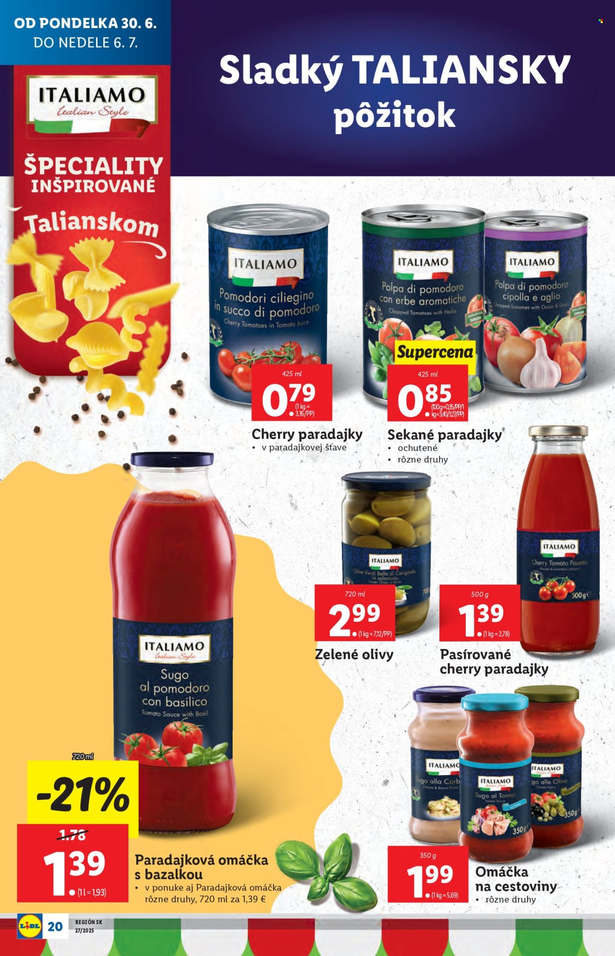Leták Lidl - 30.6.2025 - 6.7.2025. Strana 22