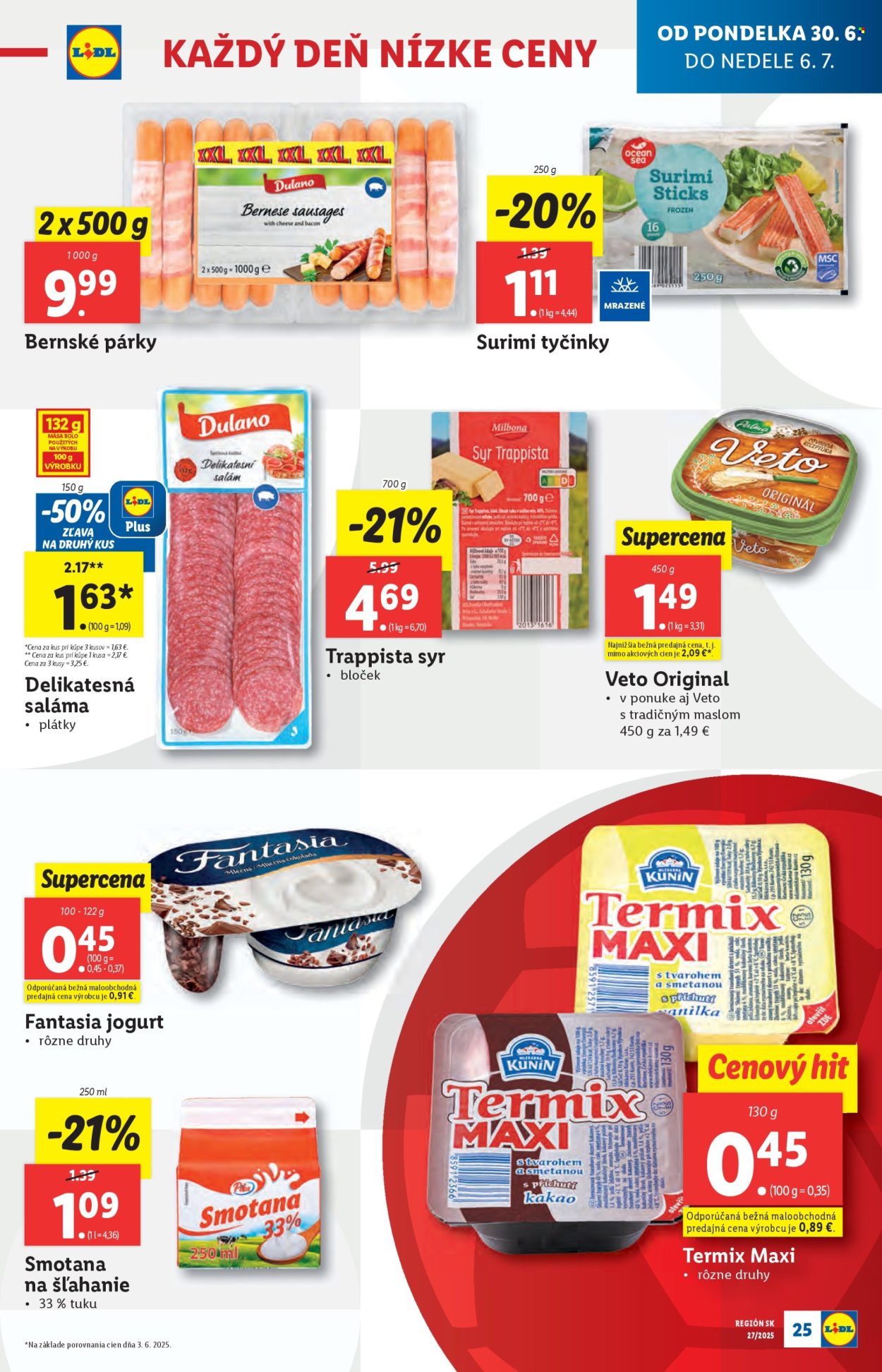 Leták Lidl - 30.6.2025 - 6.7.2025. Strana 27