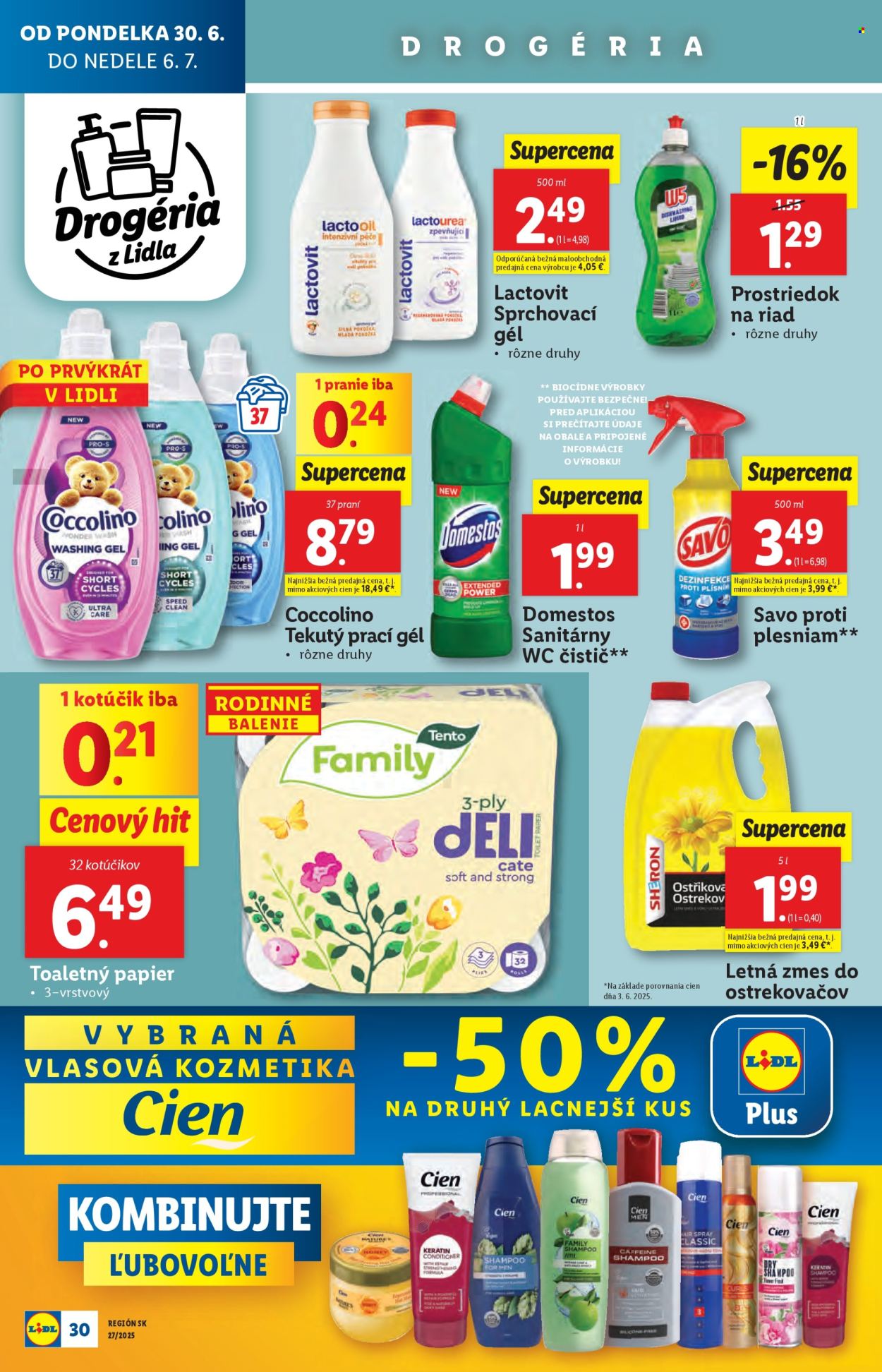 Leták Lidl - 30.6.2025 - 6.7.2025. Strana 38