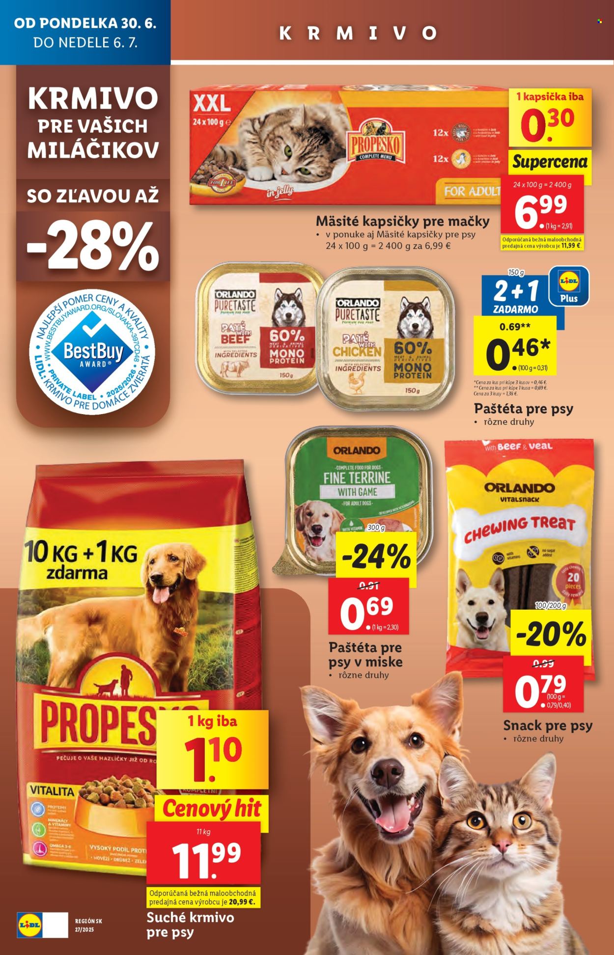 Leták Lidl - 30.6.2025 - 6.7.2025. Strana 40