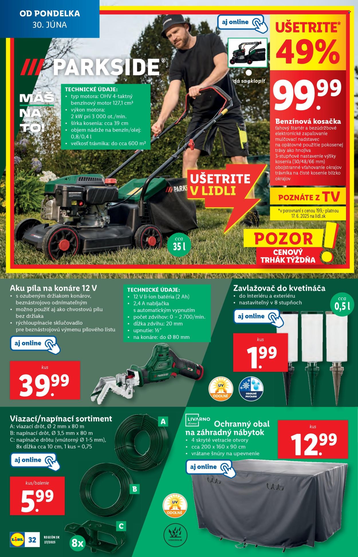 Leták Lidl - 30.6.2025 - 6.7.2025. Strana 42