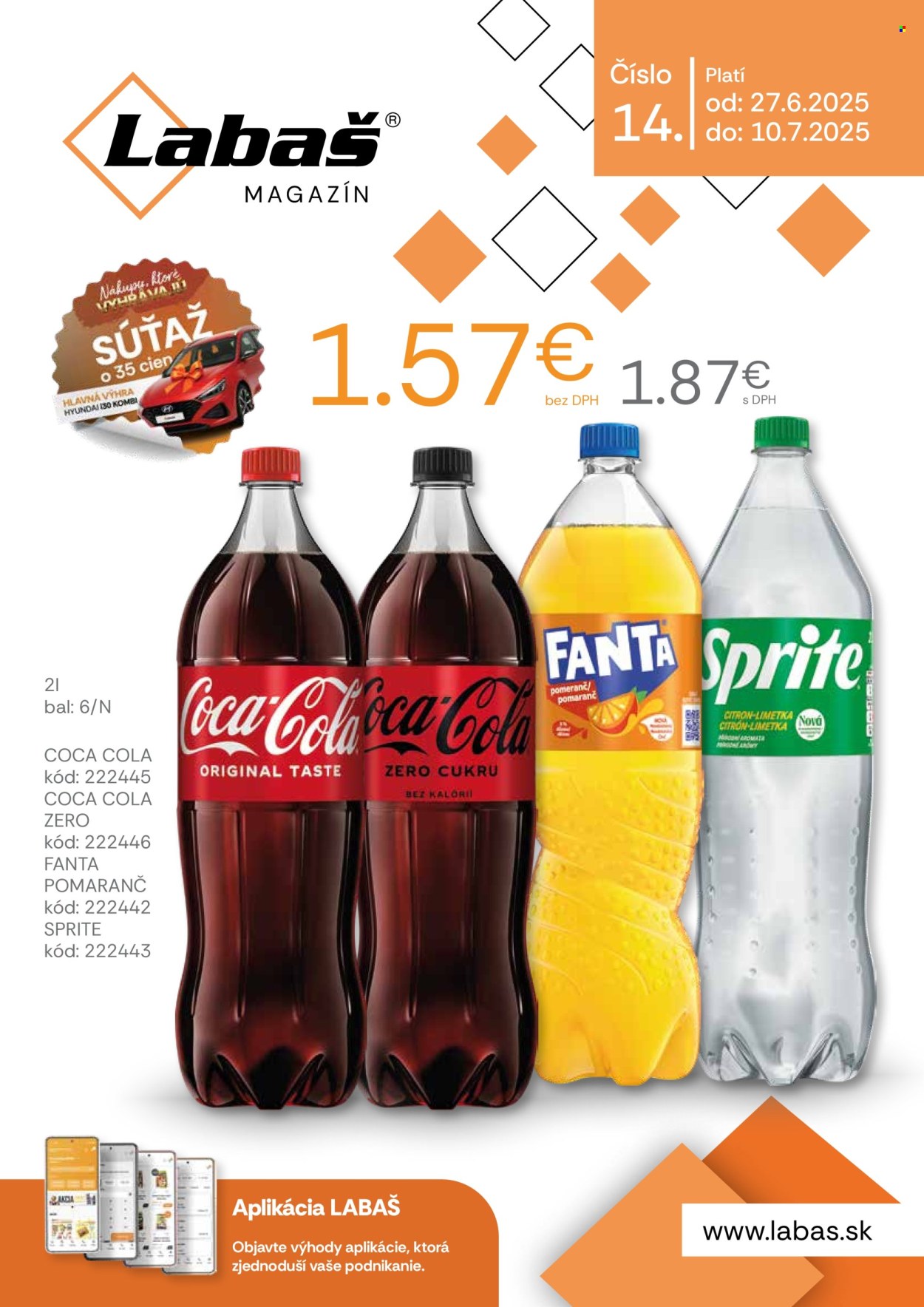 Leták Labaš - 27.6.2025 - 10.7.2025. Strana 1