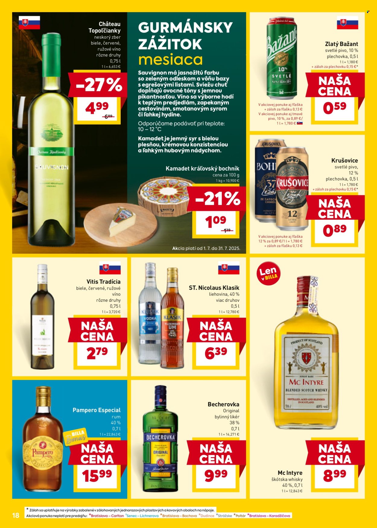 Leták Billa - 2.7.2025 - 8.7.2025. Strana 18