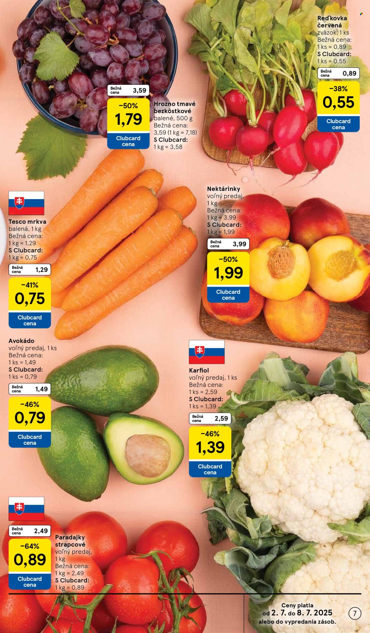 Leták TESCO - 2.7.2025 - 8.7.2025. Strana 7
