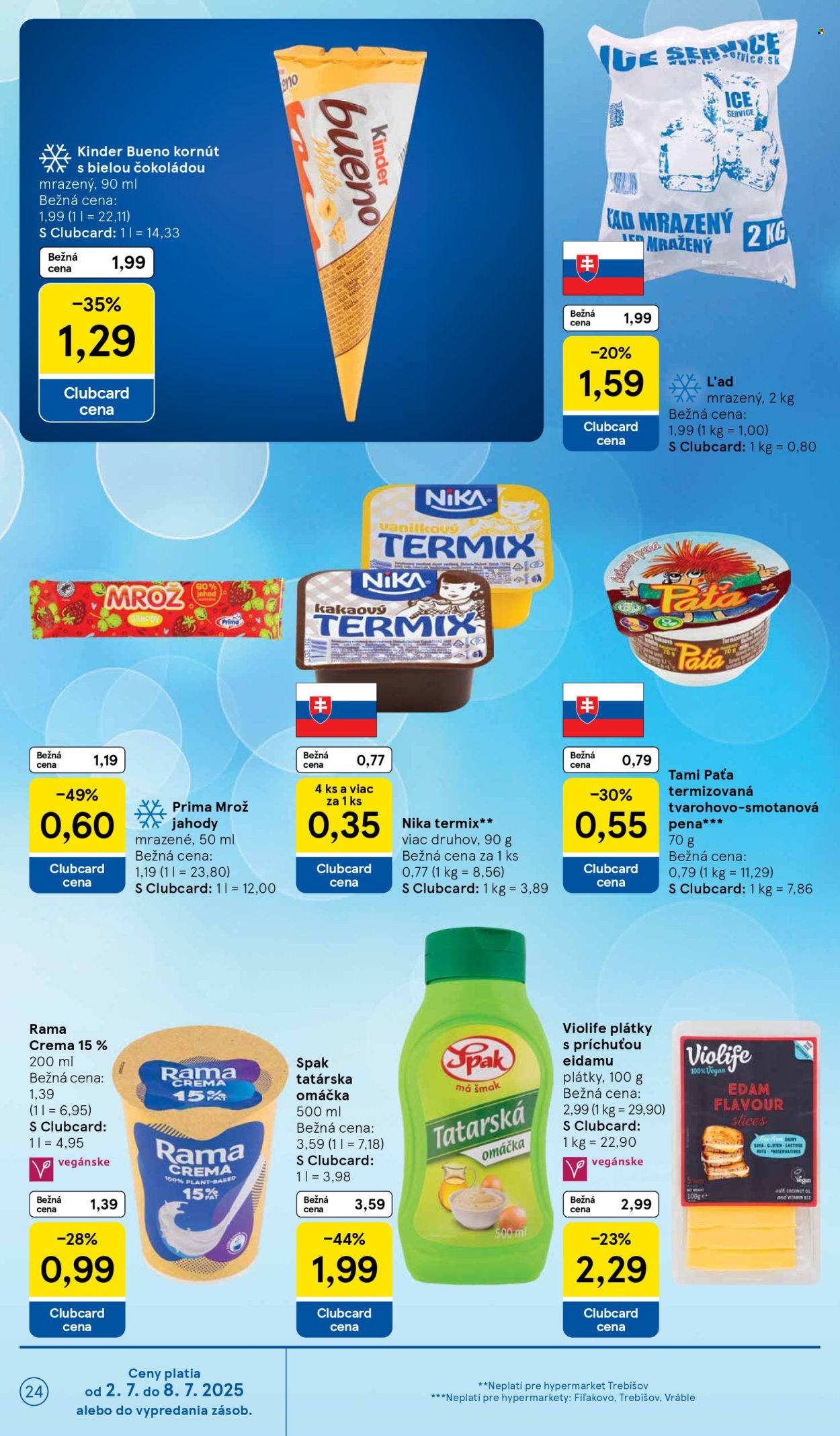 Leták TESCO - 2.7.2025 - 8.7.2025. Strana 24
