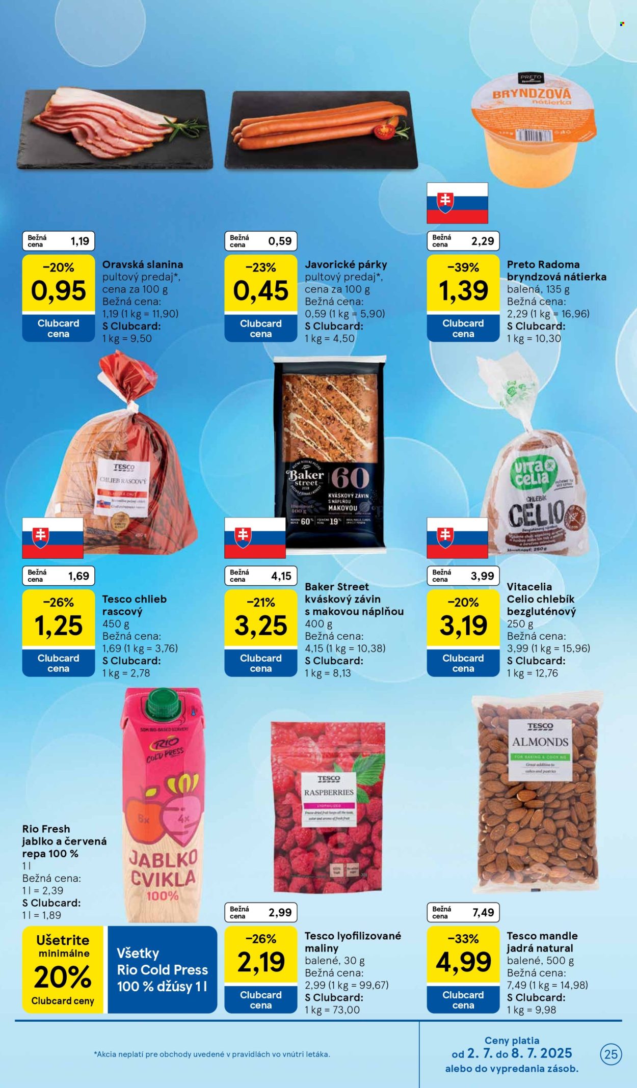 Leták TESCO - 2.7.2025 - 8.7.2025. Strana 25