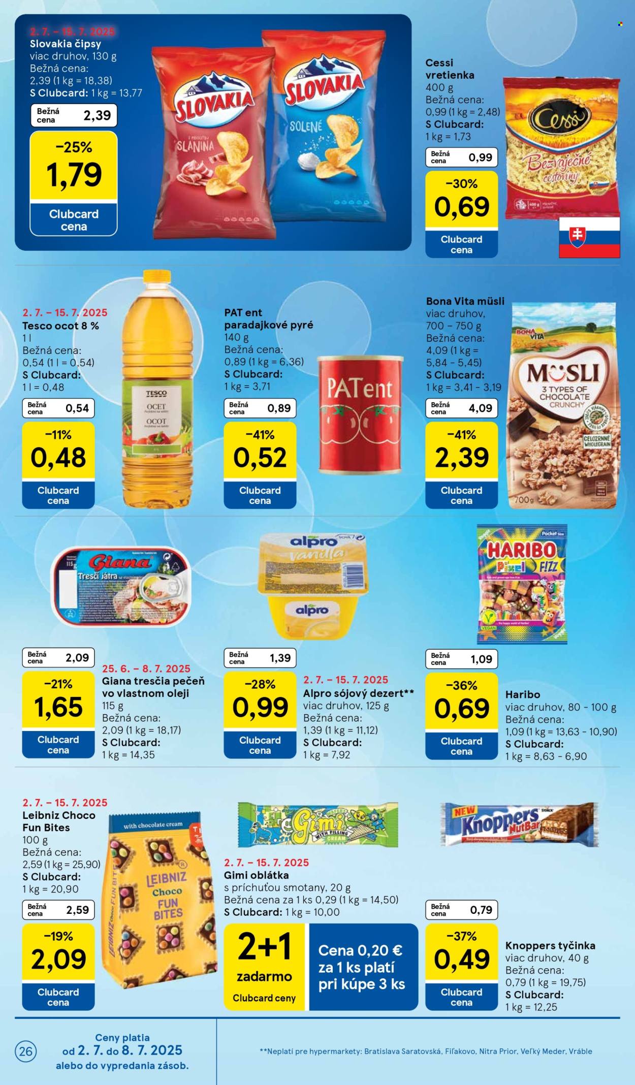 Leták TESCO - 2.7.2025 - 8.7.2025. Strana 26