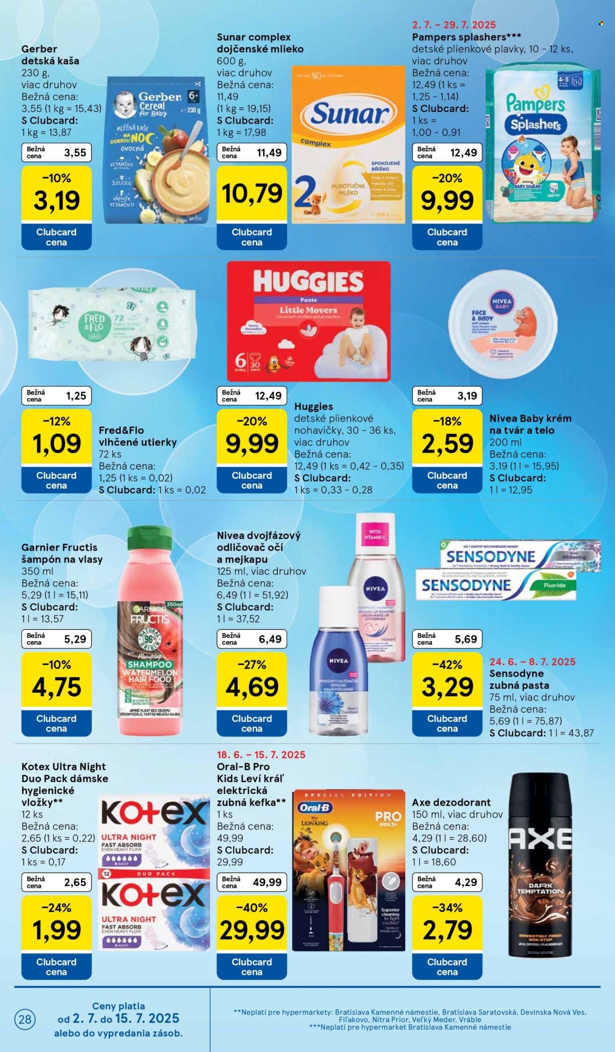 Leták TESCO - 2.7.2025 - 8.7.2025. Strana 28