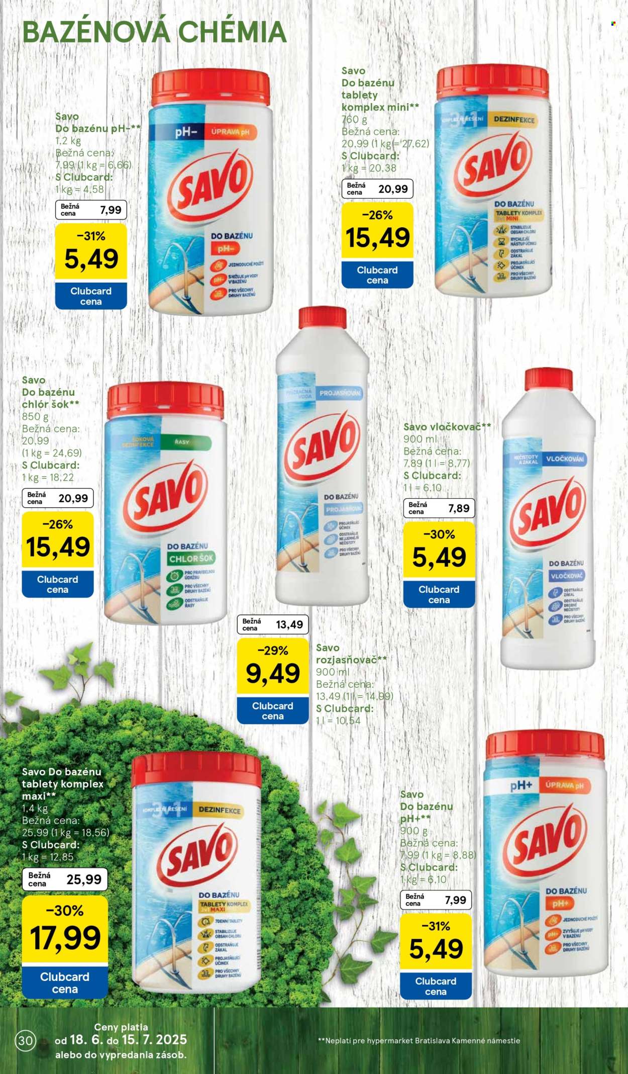 Leták TESCO - 2.7.2025 - 8.7.2025. Strana 30