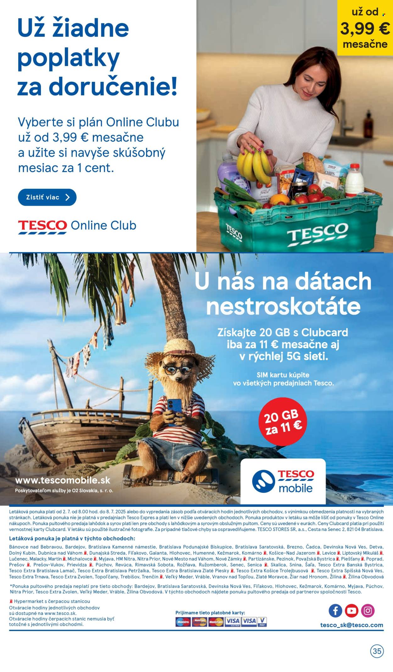 Leták TESCO - 2.7.2025 - 8.7.2025. Strana 35