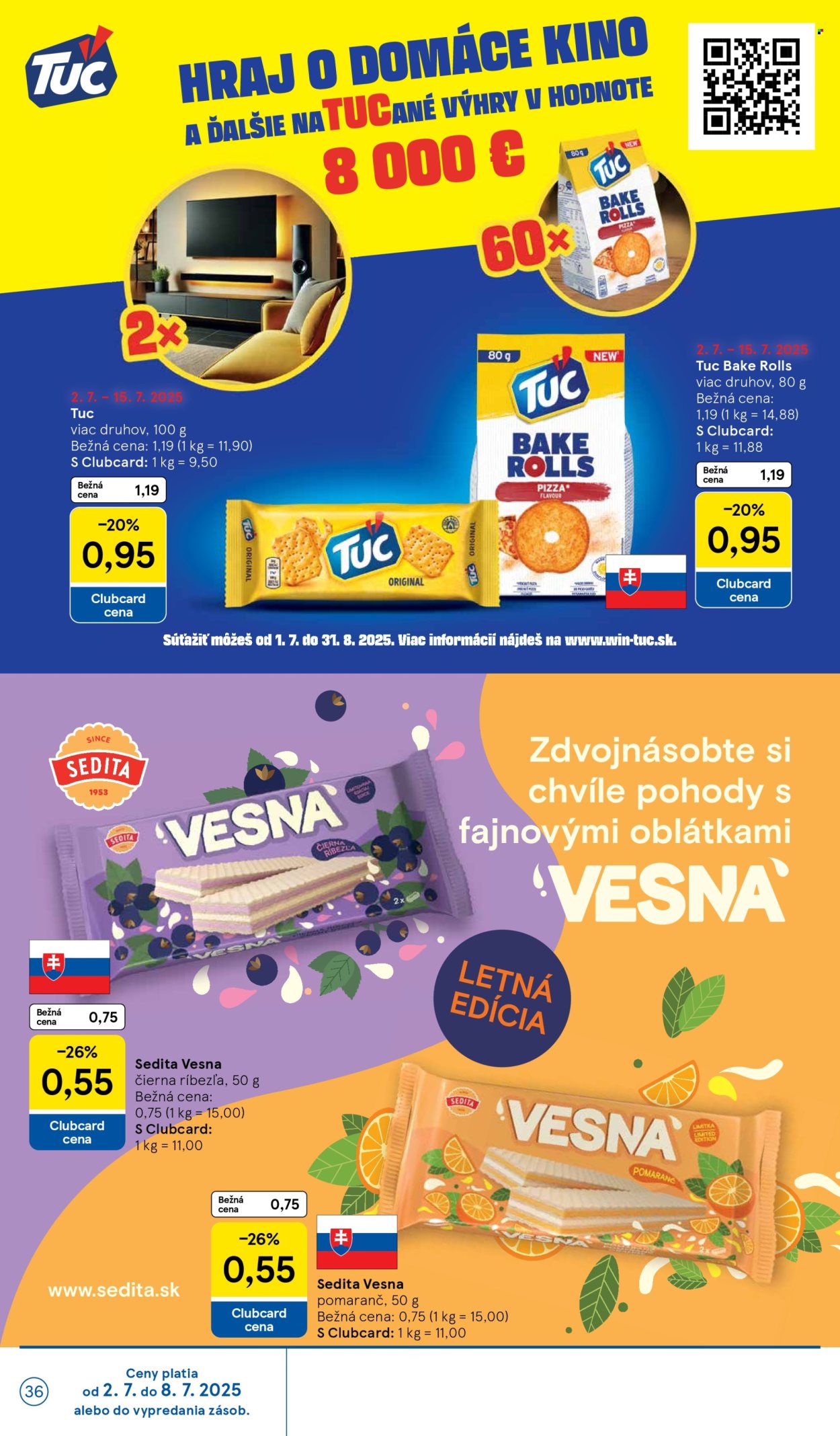 Leták TESCO - 2.7.2025 - 8.7.2025. Strana 36
