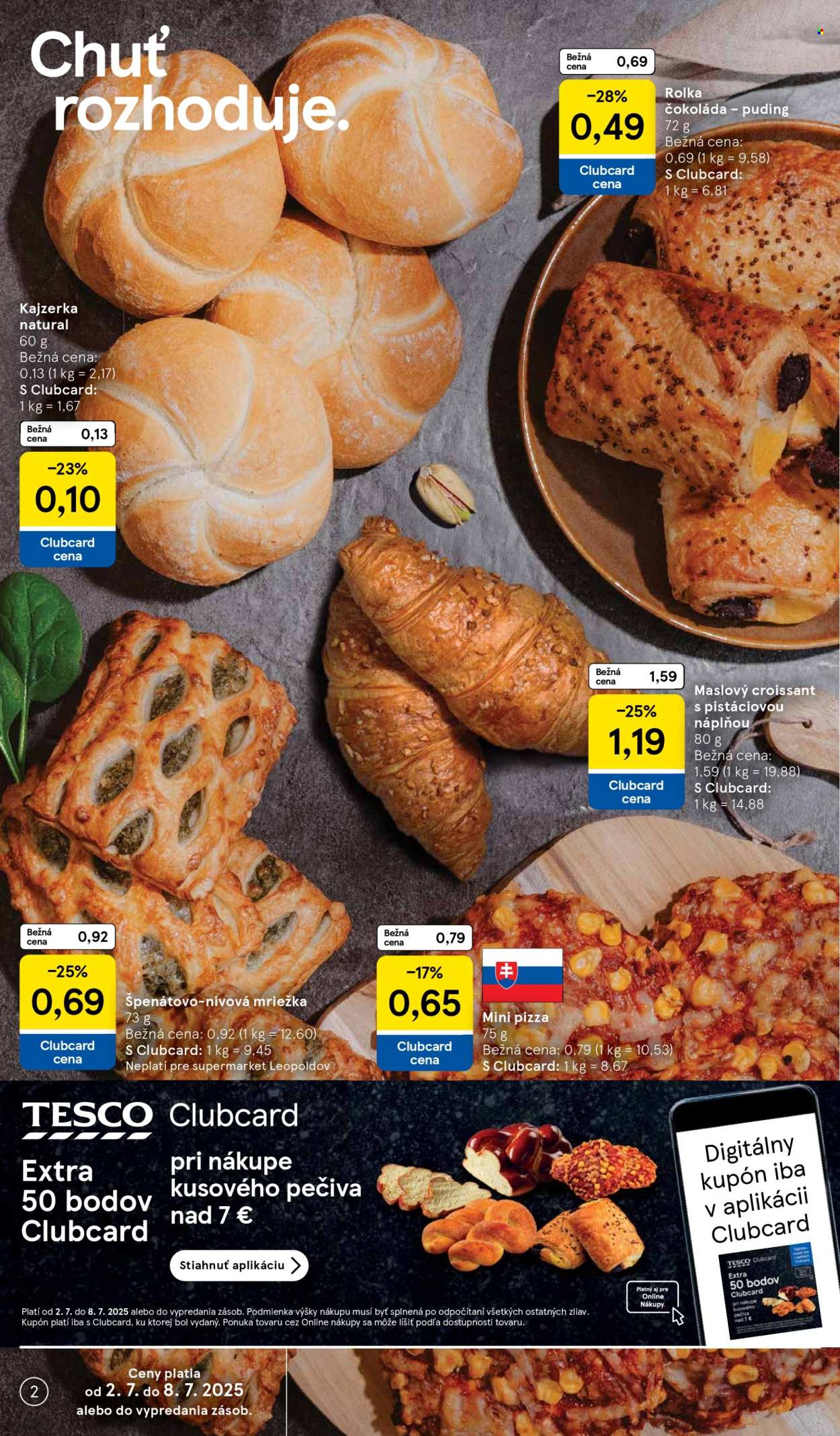 Leták TESCO supermarket - 2.7.2025 - 8.7.2025. Strana 2