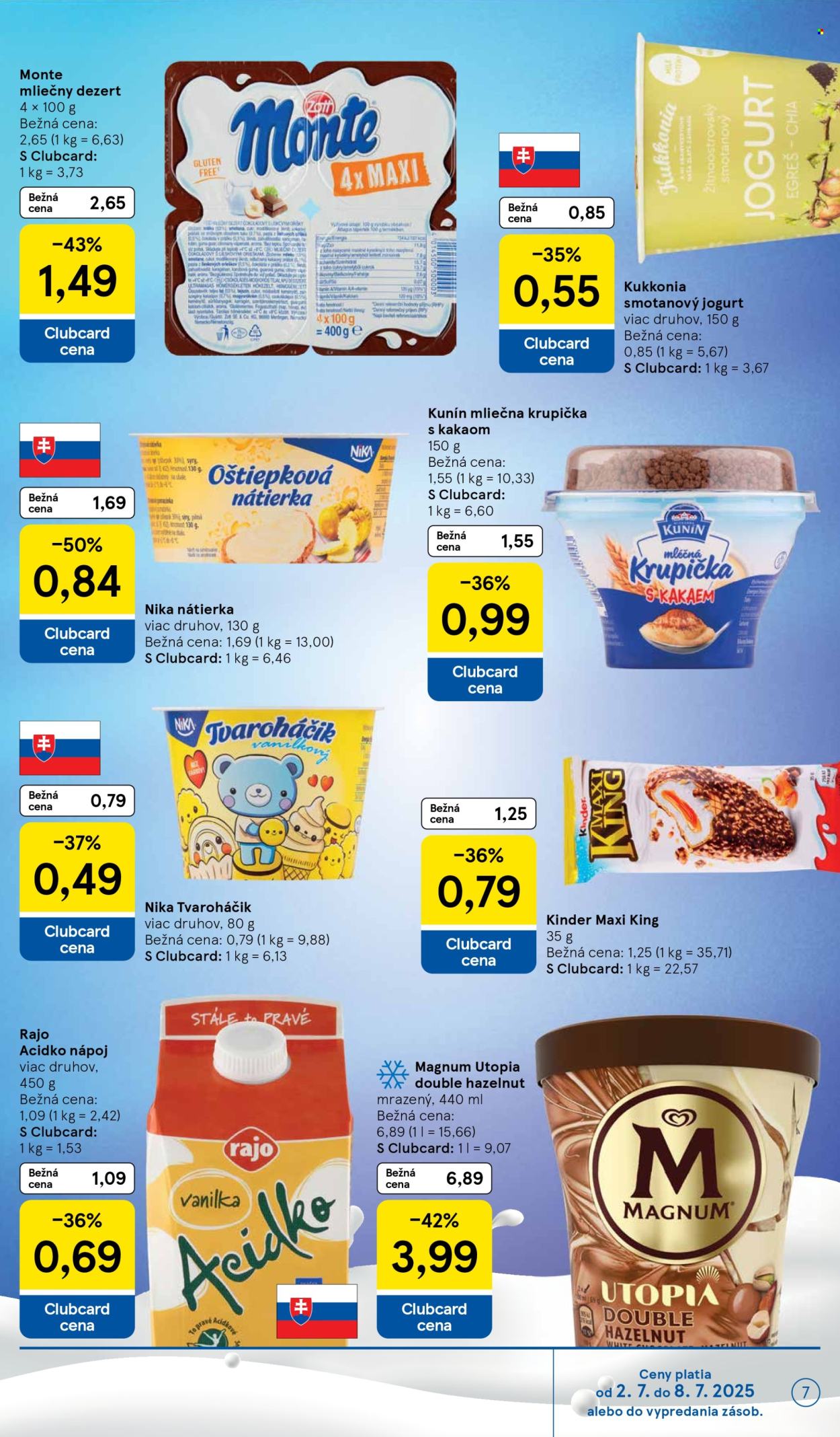Leták TESCO supermarket - 2.7.2025 - 8.7.2025. Strana 7