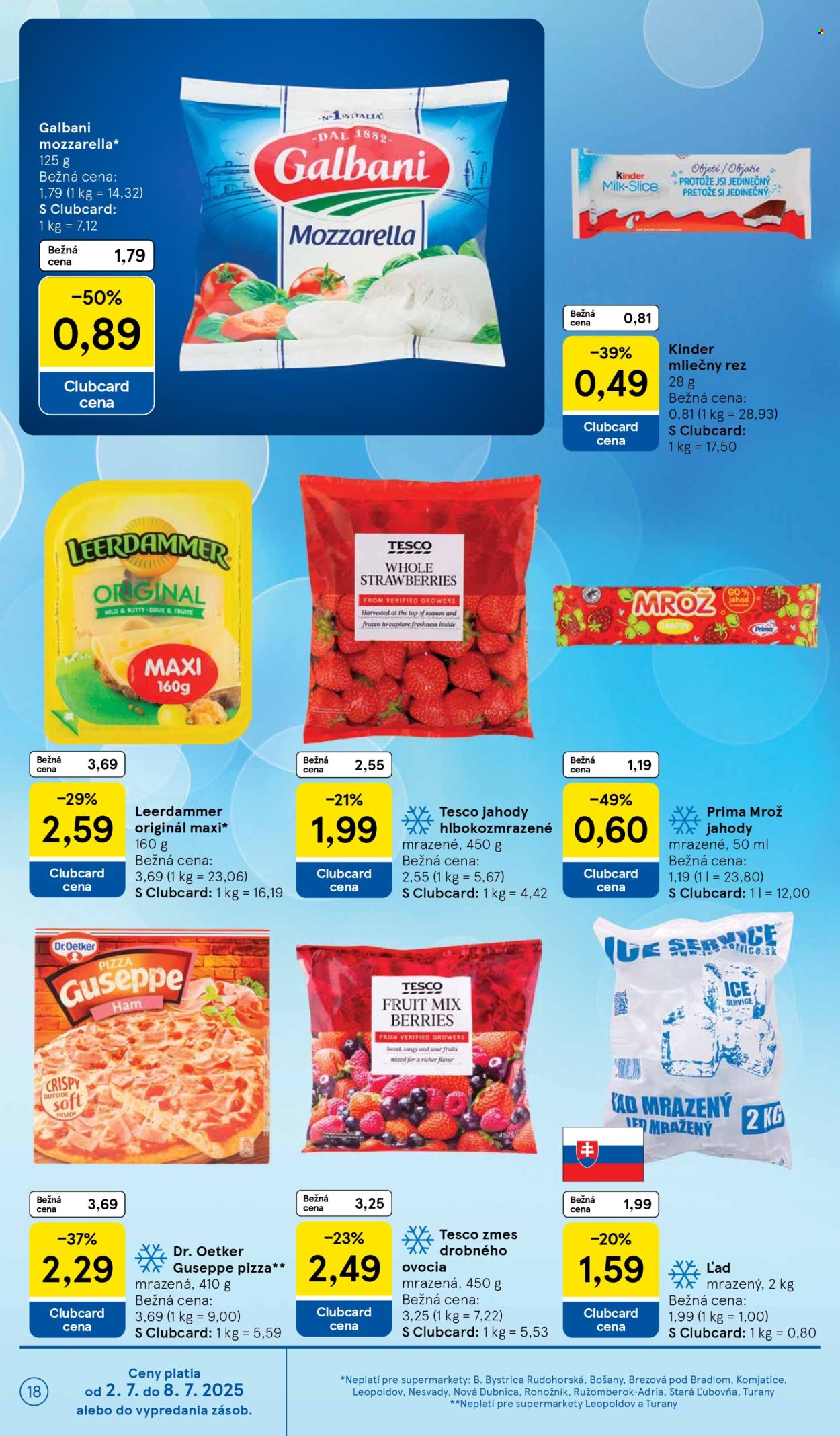 Leták TESCO supermarket - 2.7.2025 - 8.7.2025. Strana 18