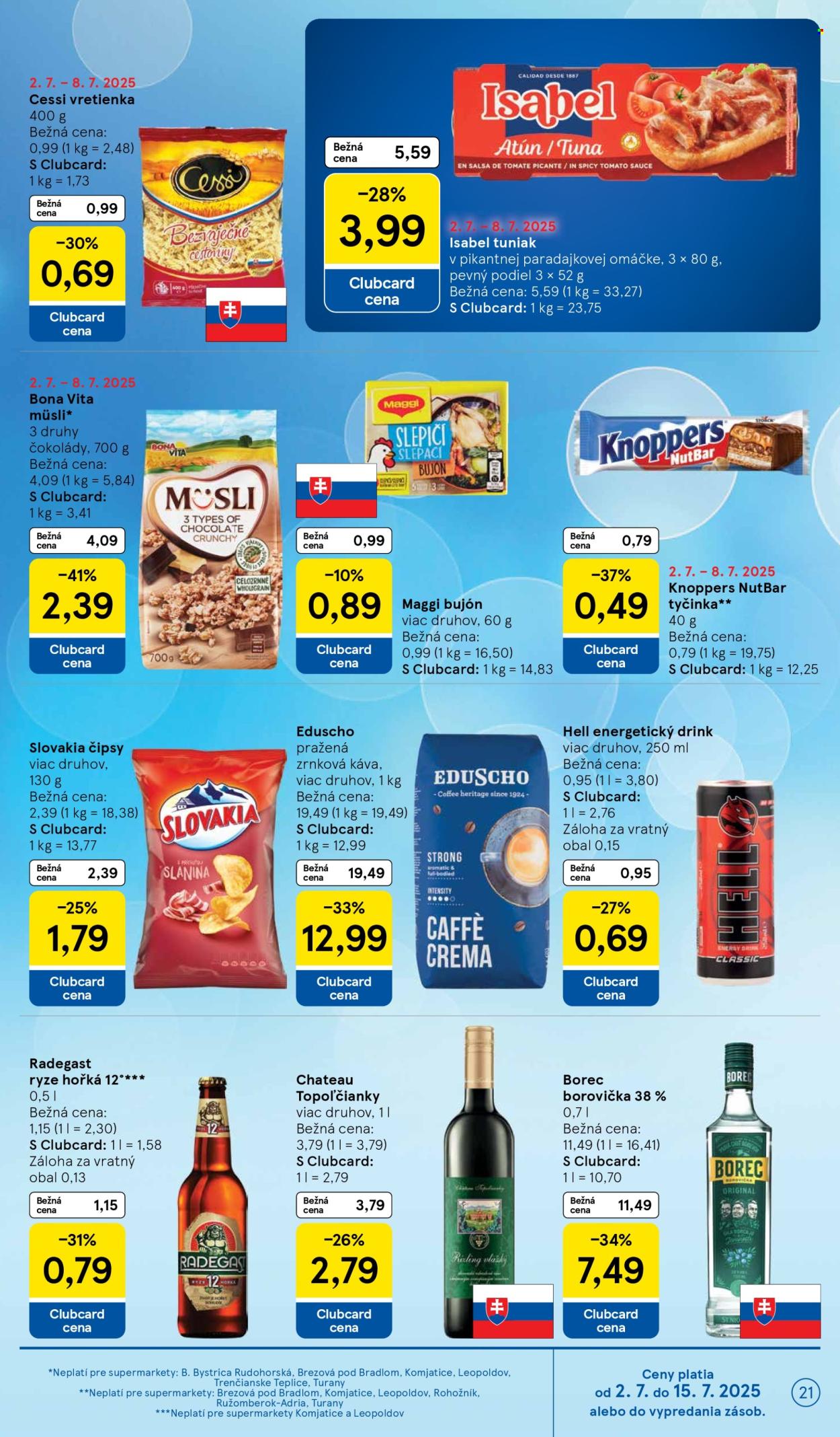 Leták TESCO supermarket - 2.7.2025 - 8.7.2025. Strana 21