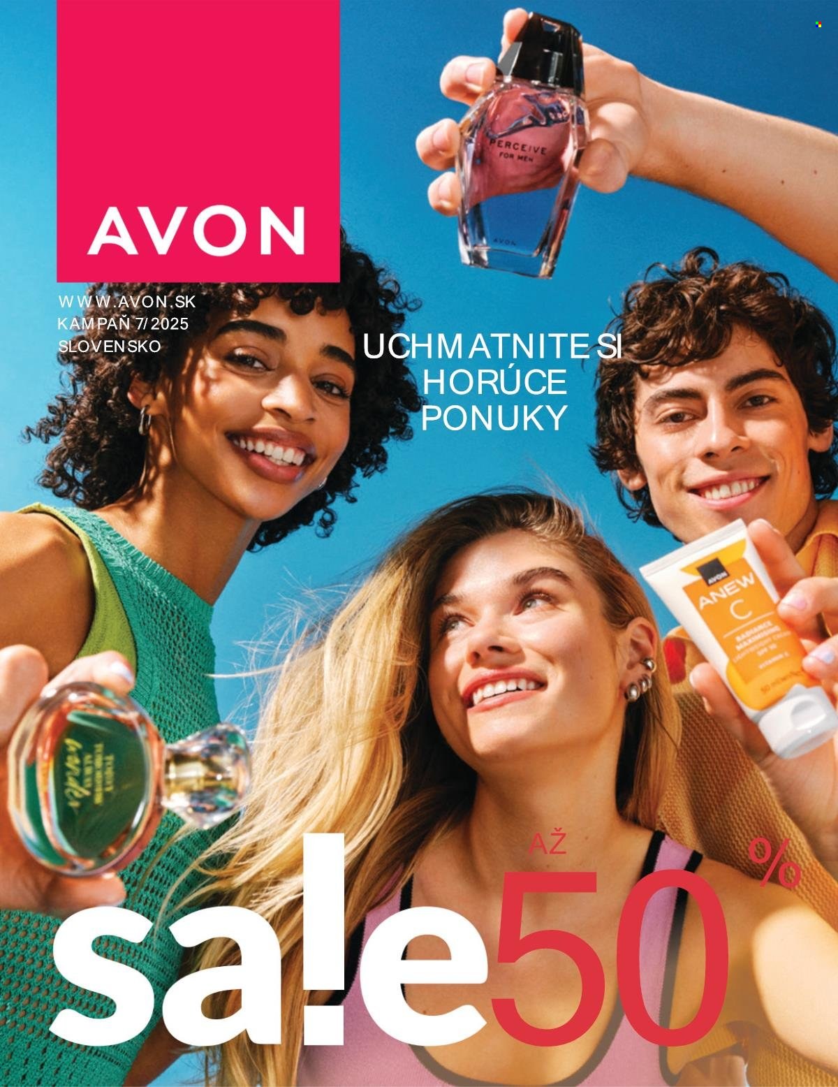 Leták Avon - 1.7.2025 - 31.7.2025. Strana 1