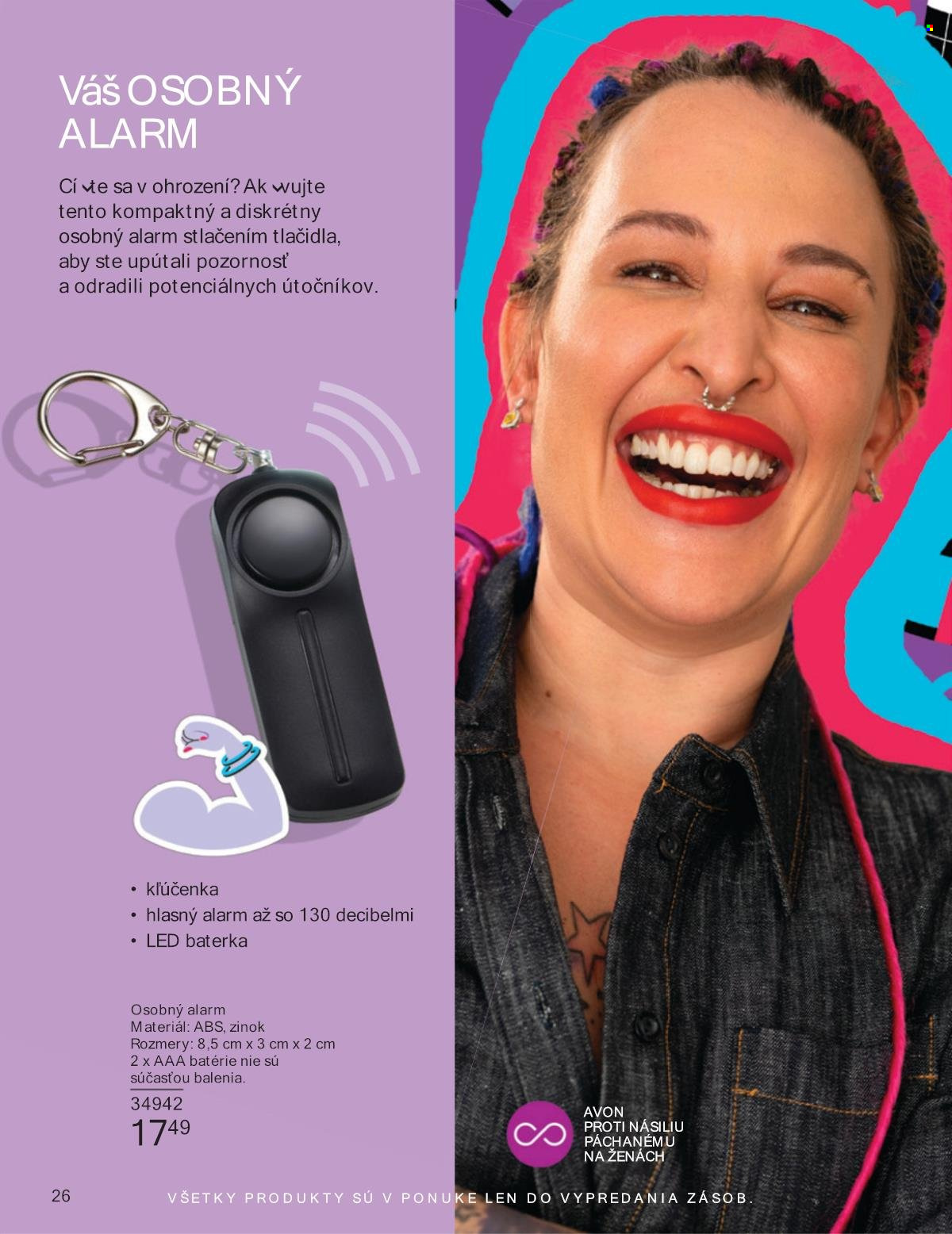 Leták Avon - 1.7.2025 - 31.7.2025. Strana 26