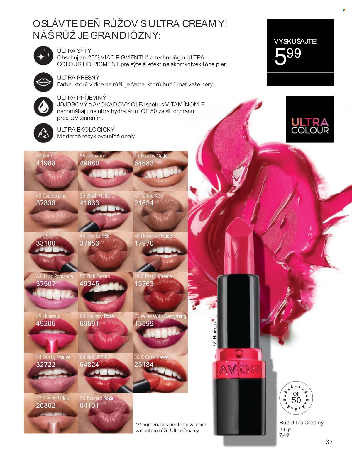 Leták Avon - 1.7.2025 - 31.7.2025. Strana 37