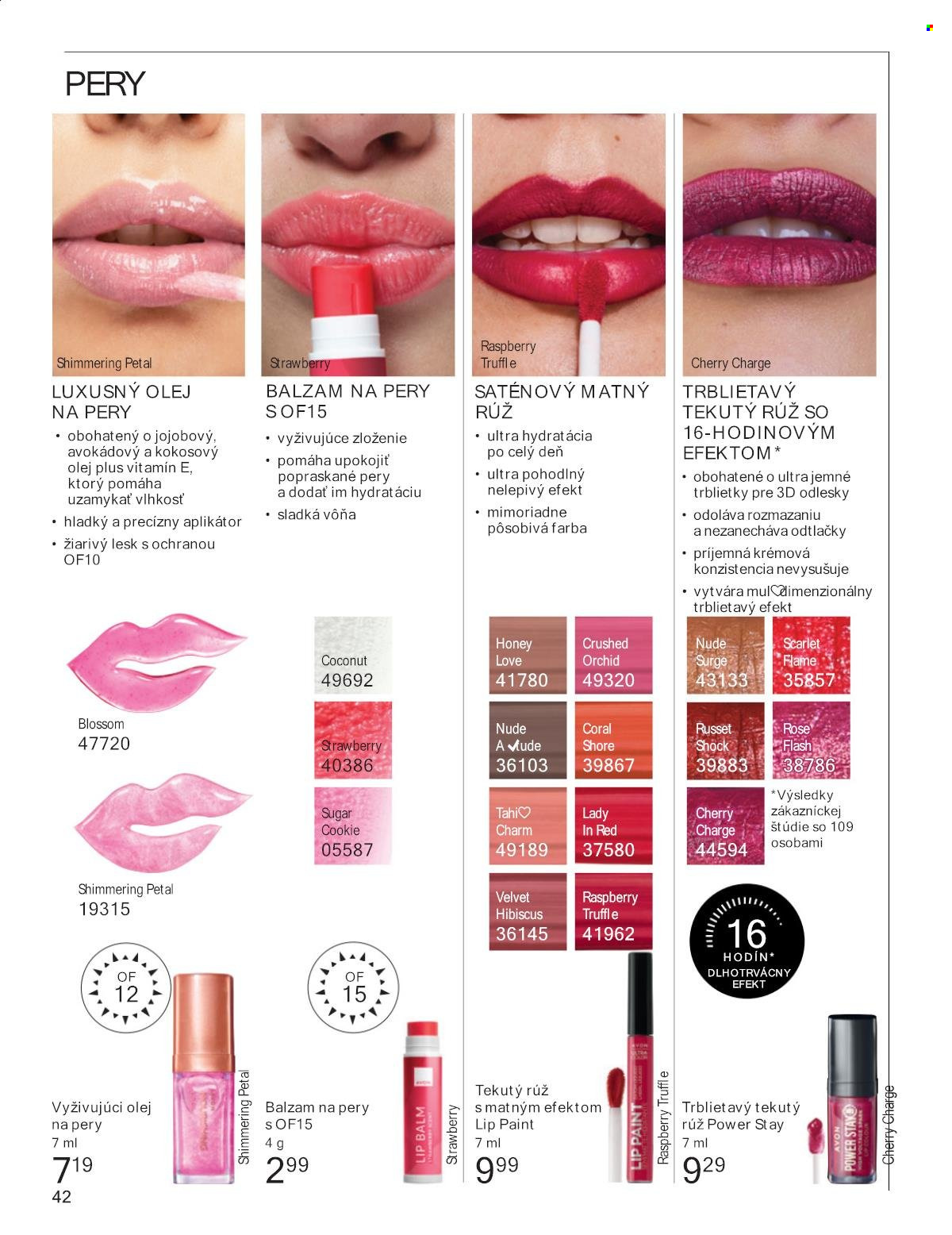 Leták Avon - 1.7.2025 - 31.7.2025. Strana 42