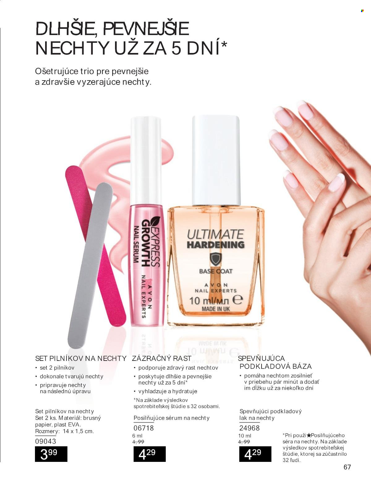 Leták Avon - 1.7.2025 - 31.7.2025. Strana 67