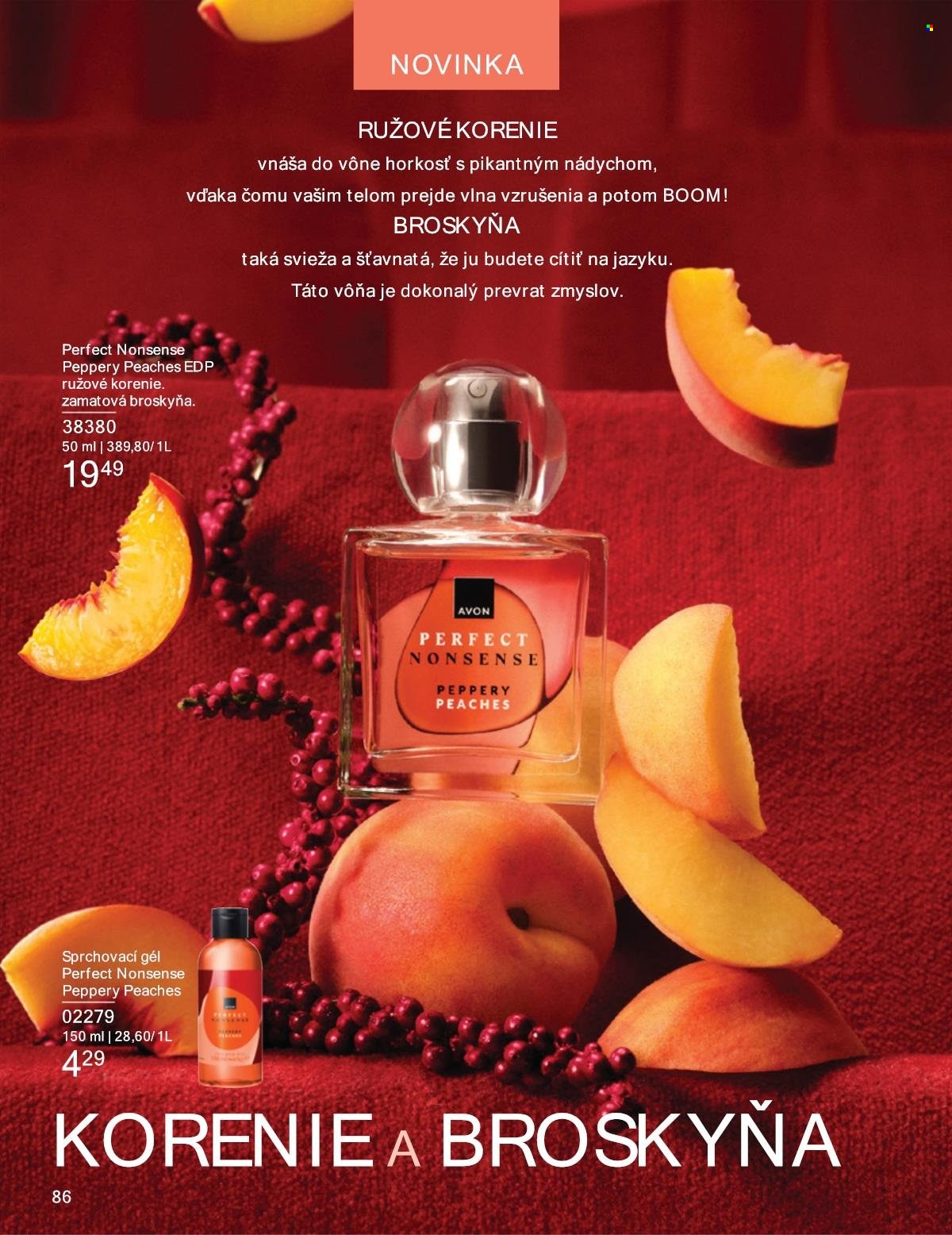 Leták Avon - 1.7.2025 - 31.7.2025. Strana 86