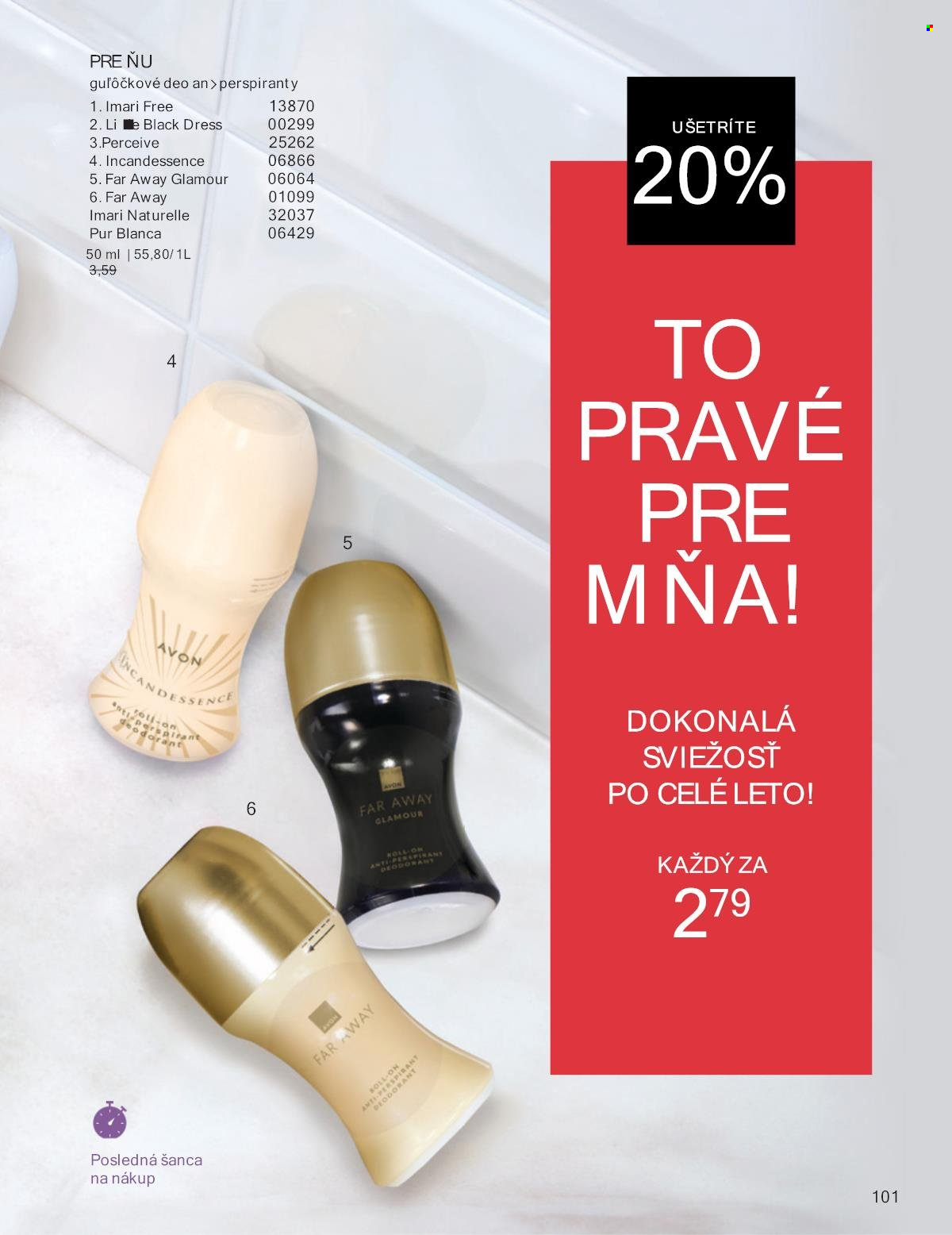 Leták Avon - 1.7.2025 - 31.7.2025. Strana 101