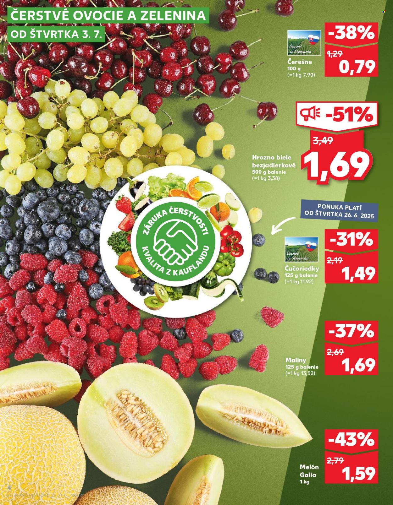 Leták Kaufland - 3.7.2025 - 9.7.2025. Strana 4