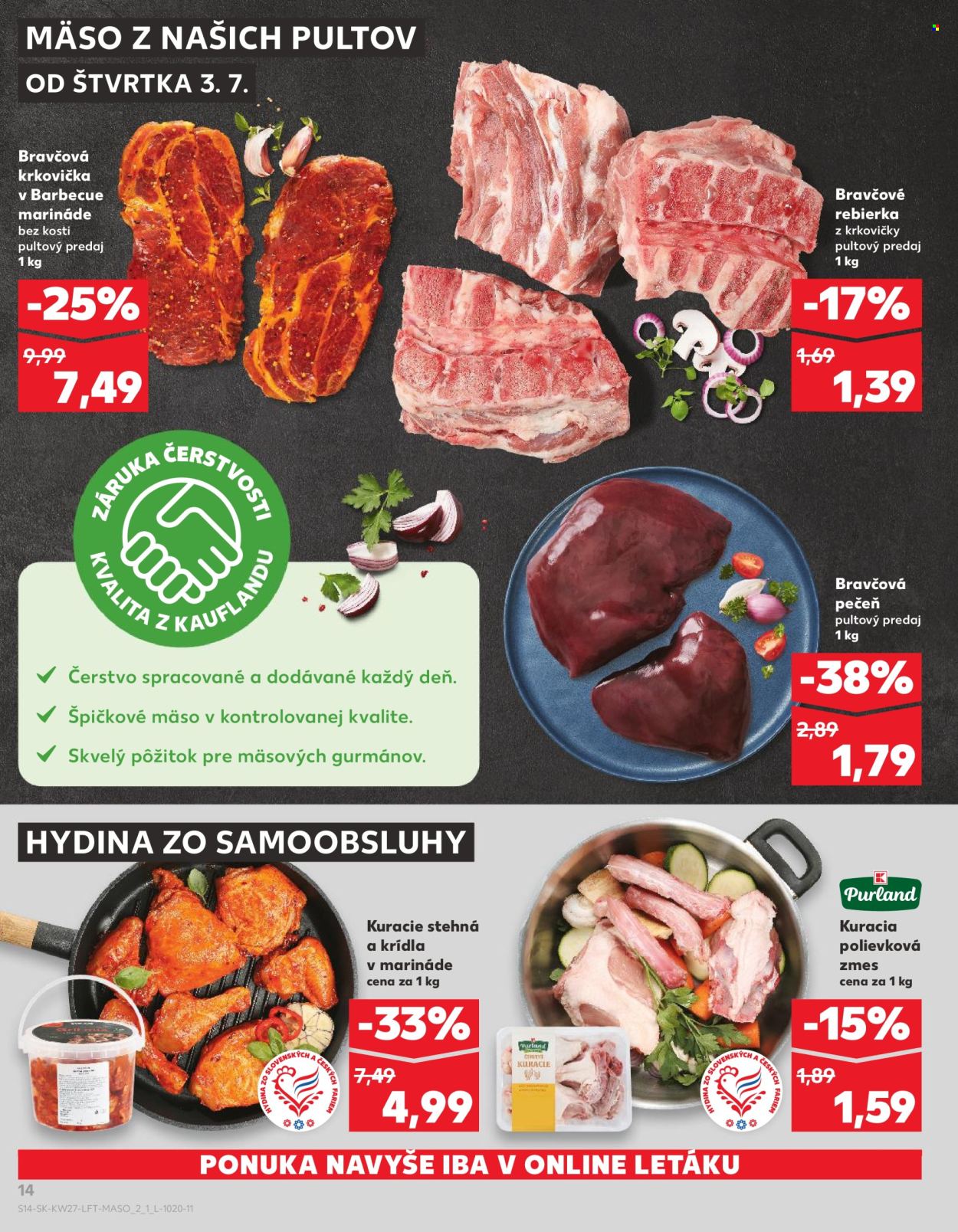 Leták Kaufland - 3.7.2025 - 9.7.2025. Strana 14