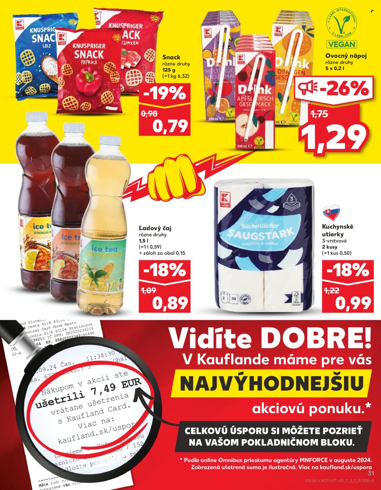 Leták Kaufland - 3.7.2025 - 9.7.2025. Strana 31