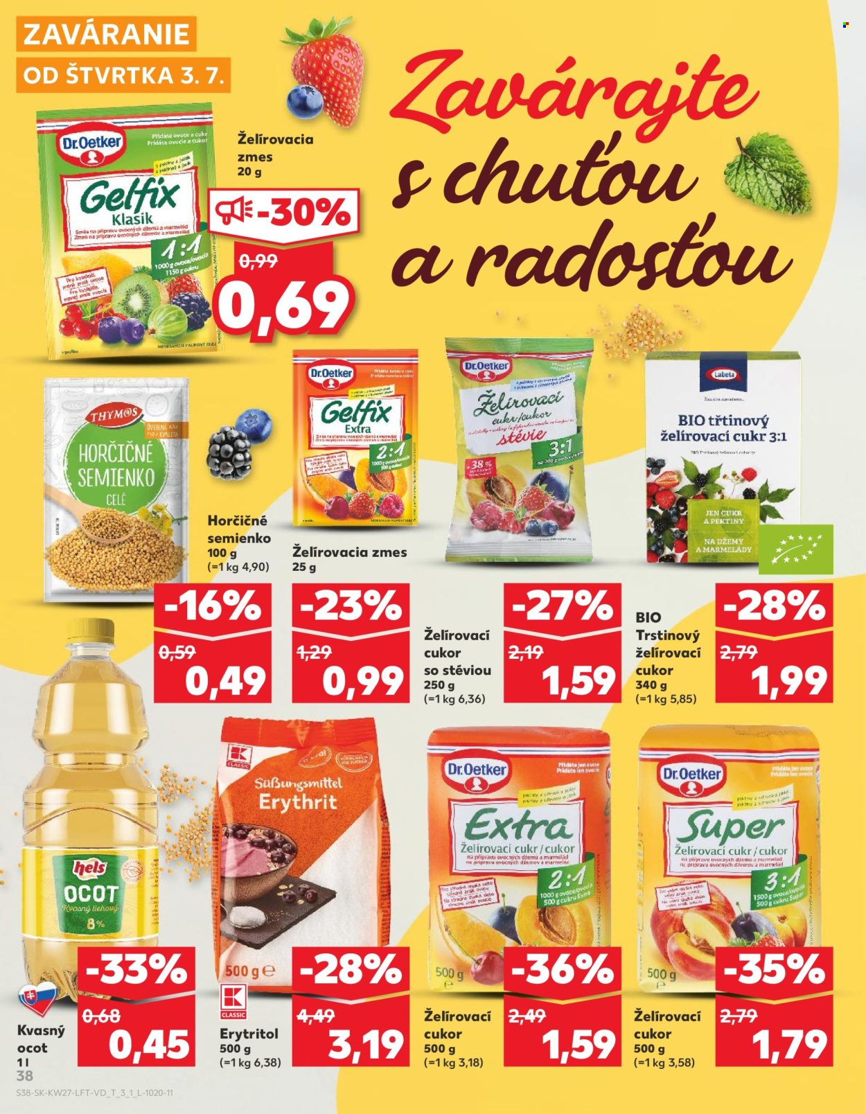 Leták Kaufland - 3.7.2025 - 9.7.2025. Strana 38
