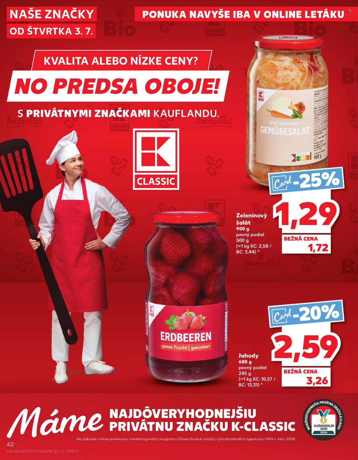 Leták Kaufland - 3.7.2025 - 9.7.2025. Strana 42