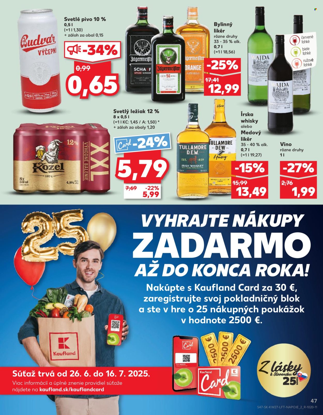 Leták Kaufland - 3.7.2025 - 9.7.2025. Strana 47