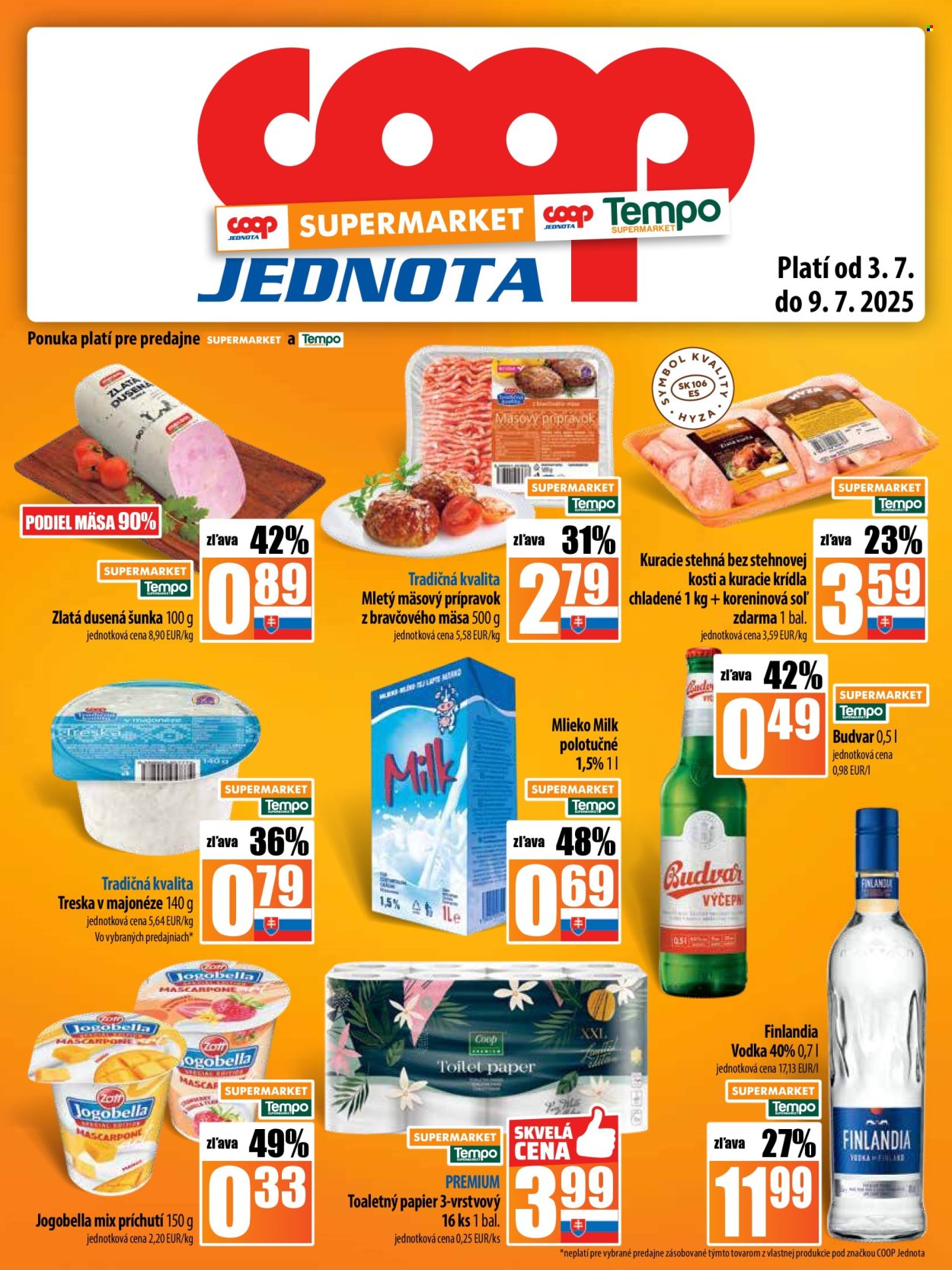 Leták COOP Jednota - 3.7.2025 - 9.7.2025. Strana 13