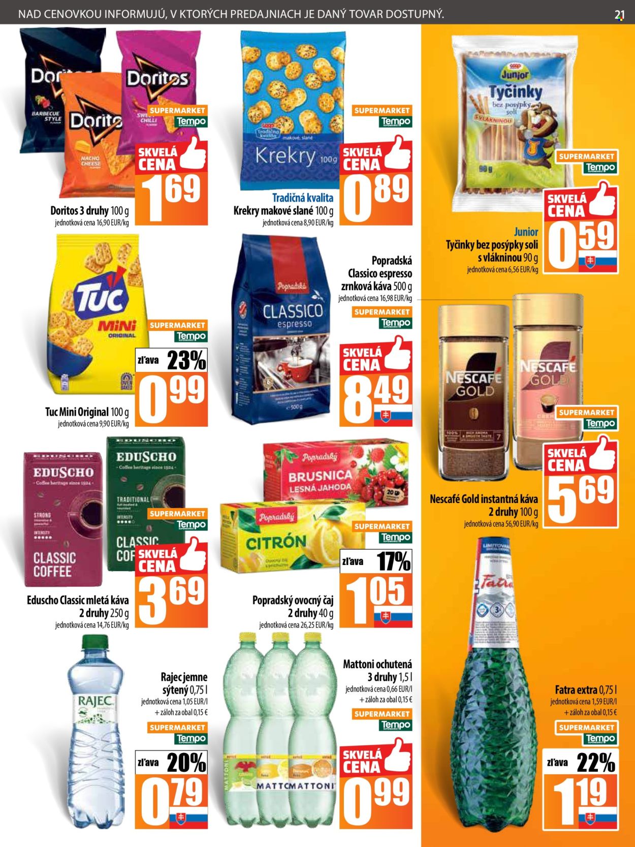 Leták COOP Jednota - 3.7.2025 - 9.7.2025. Strana 21